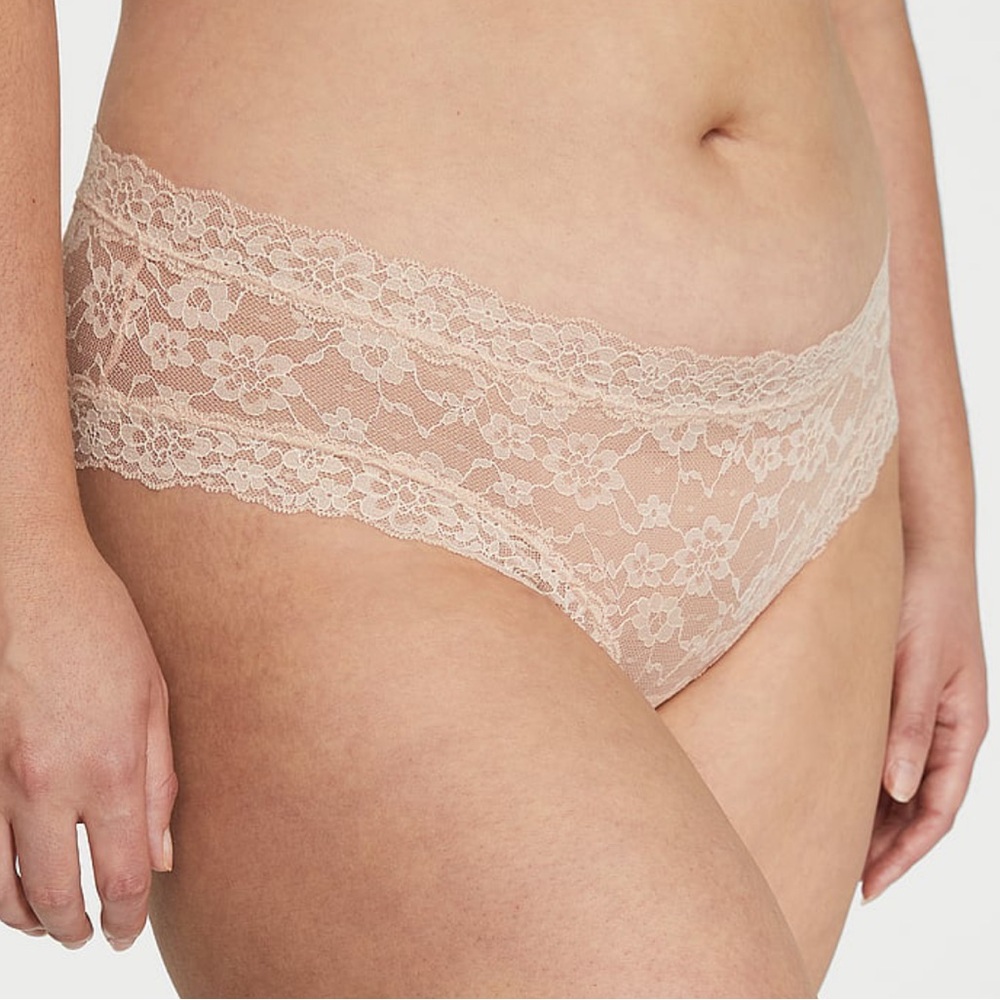 Victoria's Secret Lace Panties - nude